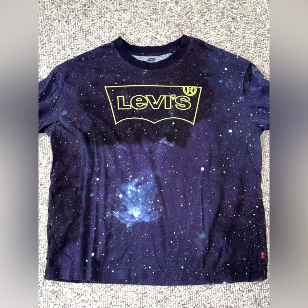 Levi’s and Star Wars Galaxy Print Long Sleeve Tee